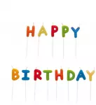 Amscan Nežinomas Žvakė B-Day, įvairių spalvų, 7.5 cm, 13 vnt.
