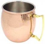 Venus Hotelware PVT. LTD Stilinga vario spalvos nerūdijančio plieno Moscow Mule taurė, 0,5 l