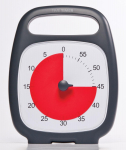 Dėlionė Laikmatis / atgalinio skaičiavimo laikrodis - Time Timer PLUS, Juodas (14x18 cm), JAC5025
