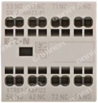 &bdquo;Eaton&ldquo; pagalbinio kontaktinio modulio 4 polių 16A 2Z+2R tvirtinimas priekyje &bdquo;Push-In&ldquo; spyruokliniai gnybtai 199319