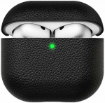 KeyBudz Artisan Series Leather dėklas skirtas AirPods 4th Generation - Luxurious protection with premium Italian oda - Compatible
