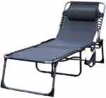 Turistinis sulankstomas paplūdimio &scaron;ezlongas KING CAMP Bavaria 200 x 68 cm