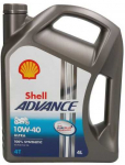 Alyva motociklams Shell Ultra 4 10W40, 4L