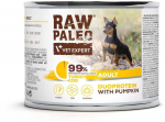 Vetexpert RAW PALEO Duoprotein kalakutiena & Cod Adult - wet dog food - 200g