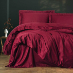 Cotton Box &lsquo;Bordo&lsquo; Satino patalynės komplektas