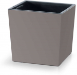 Sodo vazonas su įdėklu Urbi Square Low 29,5 x 29,5 x 29 cm mokas PROSPERPLAST