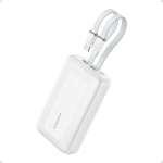 Anker | Ne&scaron;iojamoji baterija | A1680H21 | 10000 mAh | USB-C 30 W, &bdquo;Lightning&ldquo; 27 W | Įmontuoti USB-C ir &bdquo;Lightning&ldquo; laidai | Baltas