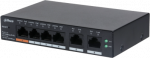 &Scaron;akotuvas Dahua CS4006-4ET-60 Switch PoE 4xPoE, 2xUpLink, debesies tvarkymas