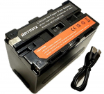 Sony NP-F750 PRO Type-C akumuliatorius su indikatoriumi 6400 mAh