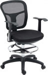 Vinsetto Ergonomi&scaron;ka ra&scaron;omojo stalo kėdė su kojų atrama 95-115 cm - juoda