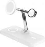 Targus HYPERJUICE QI2 4 IN 1/ĮKROVIMO STOVAS - Baltas