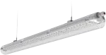 34W LED linijinis pramoninis &scaron;viestuvas ATLANTYK 2.0 OPTI, &scaron;viesiai pilku korpusu, 4000K
