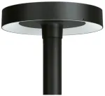 25W LED lauko &scaron;viestuvas LINE 330, juodas, 3000K, su judesio davikliu