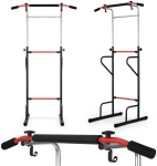 Laisvai pastatomas prisitraukimų strypas treniruotėms namuose, reguliuojamo auk&scaron;čio, plieno rėmas, treniruočių strypas, fitneso įranga