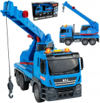 Malplay Žaislinis sunkvežimis kranas su pavara, &scaron;viesa ir garsu