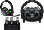 Spēļu stūre Logitech G920 Racing Wheel + Astro A10 komplekts