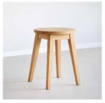 STOOL ąžuolinė taburetė : Apdaila - Be apdailos