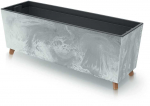 Sodo vazonas su įdėklu 77 x 23,5 x 30 cm Urbi Beton Effect betonas PROSPERPLAST