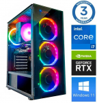 Stacionarus kompiuteris INTOP i7-12700F 16GB 500SSD M.2 NVME RTX3050 6GB WIN11 (RW48115WH)