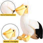 Lean Toys Pliu&scaron;inis pelikanas 24 cm