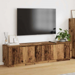 TV staliukas Televizoriaus spintelė Senovinis medis 180 x 38 x 49 cm