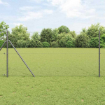 Heksagoninė tvora Pilka 1,2 x 10 m PVC