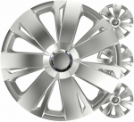 versaco Ratų gaubtai 4 vnt. Energy, sidabriniai 15"