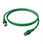 &bdquo;EasyLan DualBoot PushPull&ldquo; jungiamasis kabelis Cat.6A (EA klasė), S/FTP, RJ45 / RJ45, žalias, 0,5 m