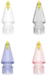 Stylus tips 4smarts Lucid skirtas Apple Pie&scaron;tukas 1st gen./2nd gen./USB-C/Pro 4pcs multicolor