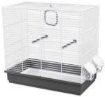 Būris putniem &ndash; Placek Cage Tereza, baltas-pilkas 50.5*28*47cm