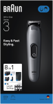 Barzdaskutė AIO3540 Braun Kirpimo Rinkinys Viskas Viename 8in1