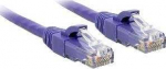 Tinklo Kabelis - LINDY Cat.6 U/UTP Tinklo Kabelis, RJ45, M/M, 250MHz, 7.5 m, Purpurinis