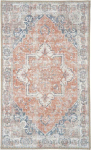 HouseNordic Havana kilimėlis prie durų - Kilimėlis, oranžinis/mėlynas 50x80 cm, 1 vnt.