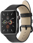 Dėklas &bdquo;Native Union (RE)CLASSIC&ldquo; dirželis, skirtas &bdquo;Apple Watch 44mm&ldquo;, juodas