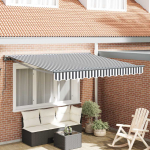 Markizės rėmas Antracito ir baltos 300 x 250 cm