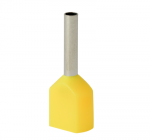 Elektro Plast 74.64 Izoliuota kabelio antgalis HI 2x10.0/18-zo geltona (100 vnt.) Al/Cu