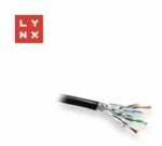 LYNX SFTP kabelis, Cat6a, PE, varinis, lauko sąlygoms, juodas, ritė 500 m