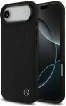 Mercedes Leather Large Laurel Leave MagSafe dėklas skirtas Apple iPhone Air juodos spalvos