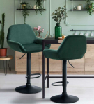 Mville Baro kėdė "Braga velvet" juoda
