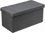 Bonideco Select Pufas su daiktadėžė 80x38x38cm., tamsiai pilkos spalvos