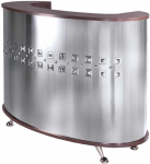 Beauty System Registratūros stalas Beauty Arc Chrome