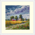 Merejka Siuvinėjimo kryželiu rinkinys &bdquo;Vasara&ldquo; 11,5&times;11,5 cm &ndash; puiki dovana