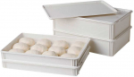 Pizza dough container lid