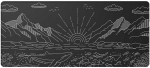 Kilimėlis Dark Project Terra Nostra Juodas XL