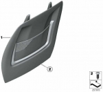 BMW F20 F21 F30 F31 F32 F34 F36 Galinės Sėdymo Kėdės Nugaros Apsauga Originalus 52107288400