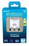 PANASONIC KOMPAKTINIS ĮKROVIKLIS + 2x AA ENELOOP 2000 mAh