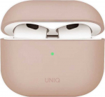 UNIQ dėklas Lino AirPods 4 Silicone pink blush