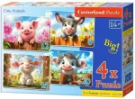 Castorland Dėlionė 55 vnt. - Mieli gyvūnai