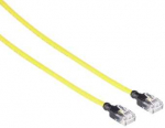 Mercodan 371925002, 0,25 m, Cat6a, U/UTP (UTP), RJ-45, RJ-45, Geltonas