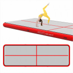 Gimnastikos oro kilimėlis, 6 x 2 m pripučiamas oro takelis, su elektrine pompa, skirtas namų, sporto salės ir lauko treniruotėms